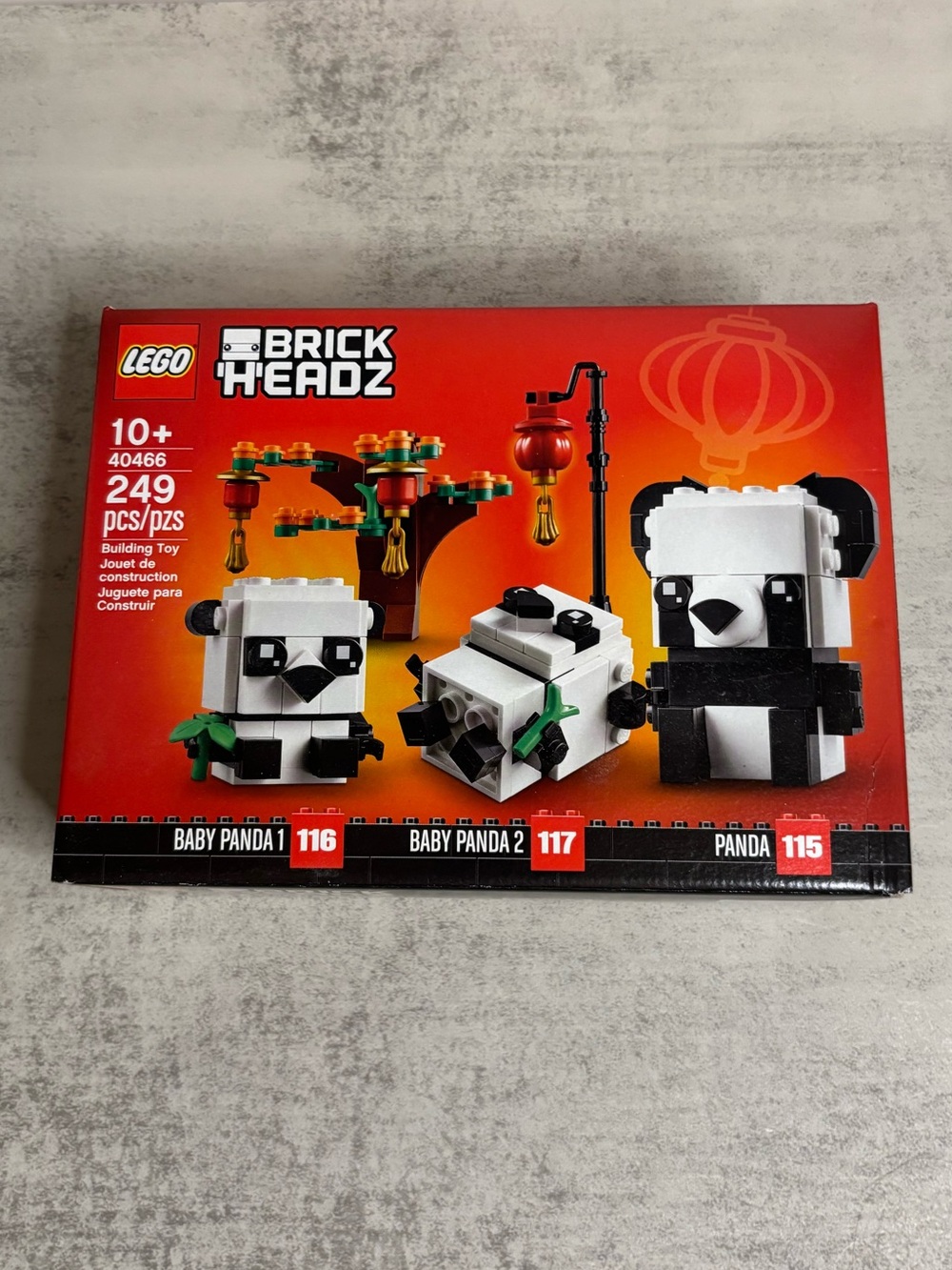 Lego BrickHeadz Chinese New Year Pandas Set (#40466)